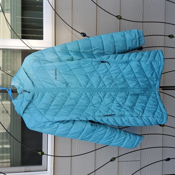 Columbia Women's Heavenly Long Hooded puffer jacket size XL EUC Omni Heat 😍 - Picture 3 of 16